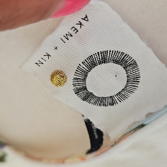 Akemi + Kin Floral Print Boho Tank Top Size XS - Picture 5 of 5